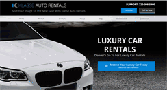 Desktop Screenshot of klasseautorentals.com